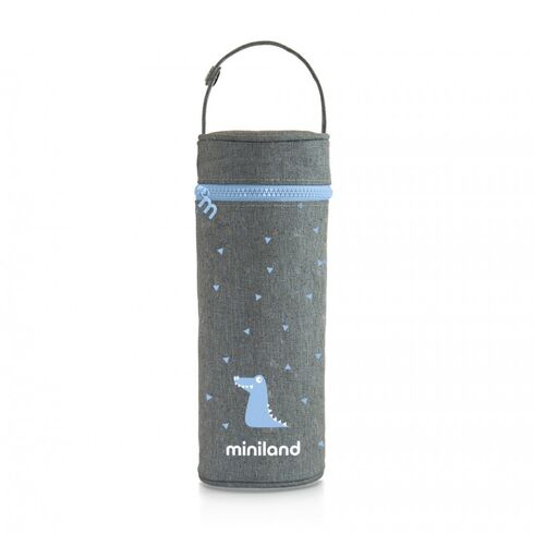 Gentuta Izoterma Thermibag Silky 350 ml Azure Miniland, Culoare: Albastru, Cantitate: 350ml