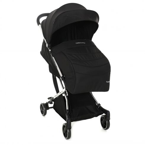 Carucior sport Coto Baby Tulipo Leaf, Culoare: Negru - poza 3 - ExclusivMAG.ro