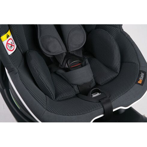 Scaun auto BeSafe iZi Turn M i-Size - Metallic Mélange, Culoare: Gri/Negru, Grupa: 61-105cm (4luni - 4ani),poza 5