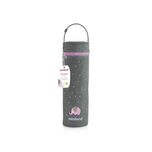 Gentuta Izoterma Thermibag Silky 500 ml Rose Miniland, Culoare: Roz, Cantitate: 500ml,poza 3