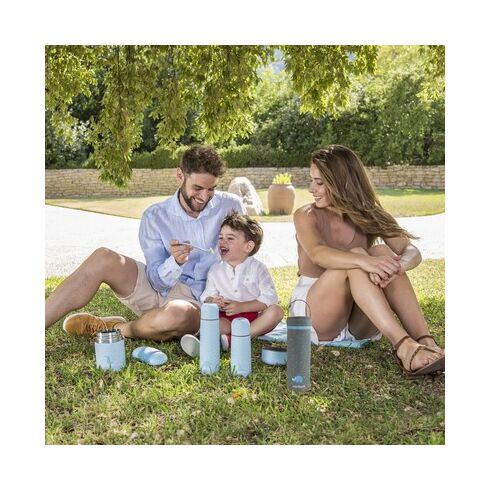 Set Tacamuri Ergonomice pentru copii Azure Miniland, Culoare: Blue,poza 3