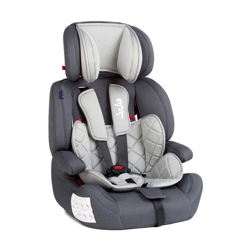 Scaun Auto Juju Pro Rider, Gri, Culoare: Gri, Grupa: 9-36kg (9 luni - 12 ani)