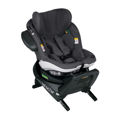 Scaun auto BeSafe iZi Turn M i-Size - Anthracite Mesh, Culoare: Gri, Grupa: 61-105cm (4luni - 4ani)