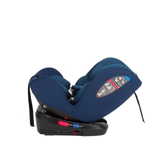 Scaun Auto Juju Total rotativ 360, Albastru, Culoare: Albastru, Grupa: 0-36kg (0 luni - 12 ani),poza 4