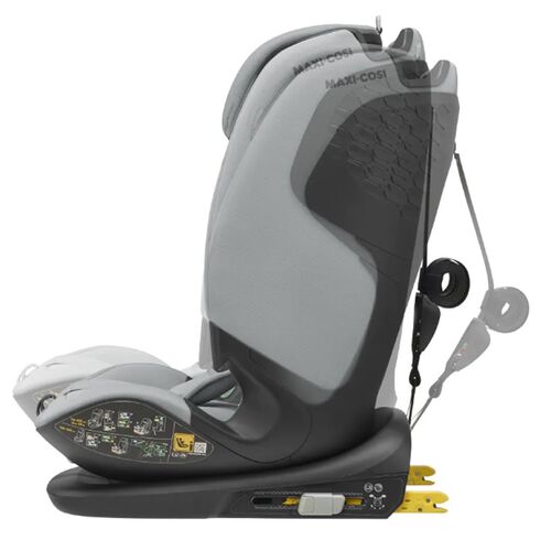 Scaun auto Maxi-Cosi Titan Pro I-Size Authentic Grey, Culoare: Gri, Grupa: 9-36kg (9 luni - 12 ani) - poza 11 - ExclusivMAG.ro