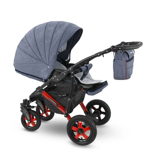 Carucior 3 in 1 Camarelo SEVILLA 06, Culoare: Albastru,poza 3