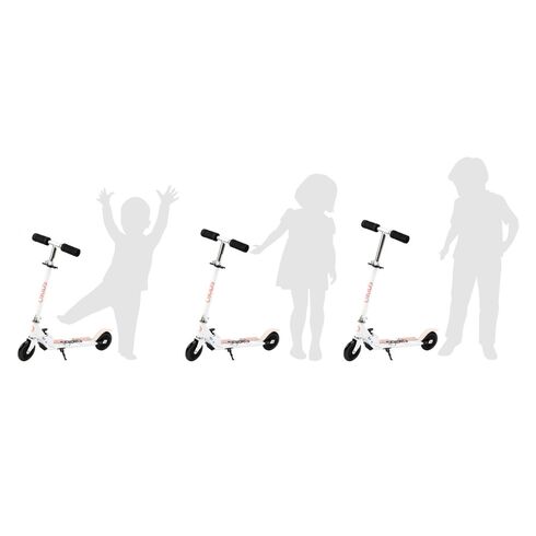 Trotineta copii, QKIDS, FLO Pink, Rulmenti ABEC-9, Roti poliuretan 85A, Culoare: Roz,poza 6