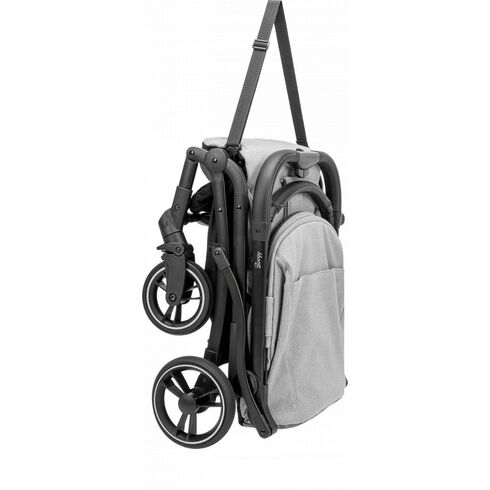 Carucior ultra compact Boogy - troler Cloud Osann, Culoare: Gri deschis,poza 6  - ExclusivMAG.ro Carucior ultra compact Boogy - troler Cloud Osann, Culoare: Gri deschis,poza 6