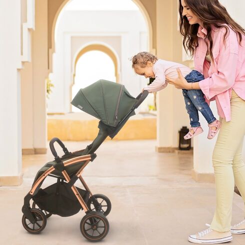 Carucior Leclerc Influencer XL Black Brown, Culoare: Negru,poza 7  - ExclusivMAG.ro Carucior Leclerc Influencer XL Black Brown, Culoare: Negru,poza 7