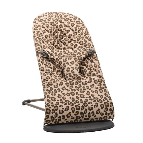 Balansoar BabyBjorn Bliss Beige/Leopard, Bumbac Editie Limitata, Culoare: Multicolor
