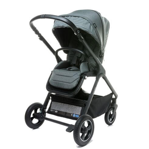 Carucior reversibil cu roti de cauciuc (max. 22 Kg) 4Baby EVERSO Gri, Culoare: Gri,poza 4