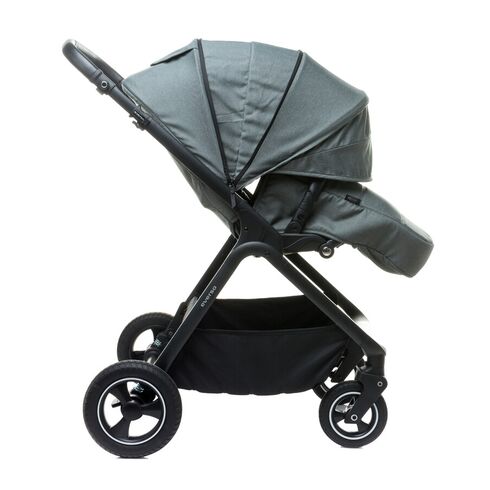 Carucior reversibil cu roti de cauciuc (max. 22 Kg) 4Baby EVERSO Gri, Culoare: Gri,poza 6