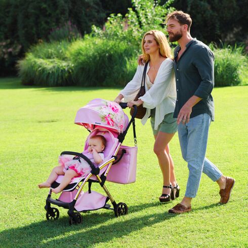 Carucior Leclerc colectia Monnalisa Antique Pink, Culoare: Roz,poza 7