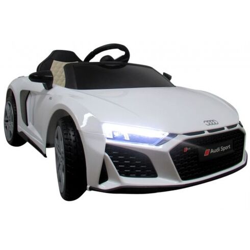 Masinuta electrica cu telecomanda Audi R8 - 107 cm R-Sport Alb, Culoare: Alb, Capacitate acumulator: 12V,poza 2