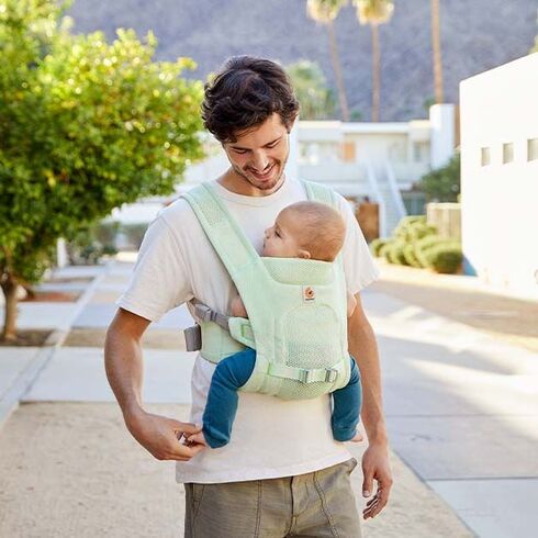Marsupiu Ergobaby Aerloom Luminos Mint, Culoare: Verde - poza 4 - ExclusivMAG.ro
