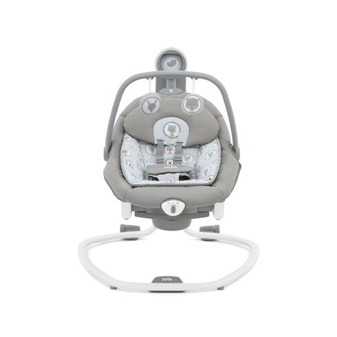 Leagan si balansoar rotativ Joie Serina 2 in 1 Portrait, Culoare: Gri,poza 3