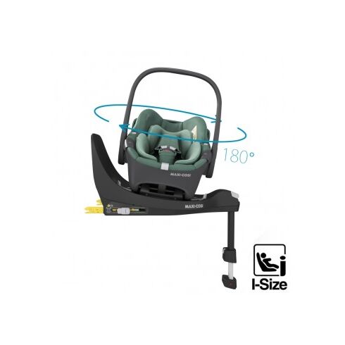 Scaun Auto I-Size Pebble 360 + Baza FamilyFix 360 Maxi-Cosi Essential Green, Culoare: Verde, Grupa: 0-13kg (0 luni - 12 luni),poza 2  - ExclusivMAG.ro Scaun Auto I-Size Pebble 360 + Baza FamilyFix 360 Maxi-Cosi Essential Green, Culoare: Verde, Grupa: 0-13kg (0 luni - 12 luni),poza 2