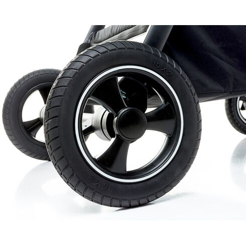 Carucior reversibil cu roti de cauciuc (max. 22 Kg) 4Baby EVERSO Gri, Culoare: Gri,poza 11