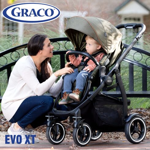 Carucior Graco Evo XT Black, Culoare: Negru,poza 9  - ExclusivMAG.ro Carucior Graco Evo XT Black, Culoare: Negru,poza 9