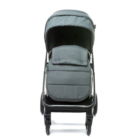 Carucior reversibil cu roti de cauciuc (max. 22 Kg) 4Baby EVERSO Gri, Culoare: Gri,poza 2