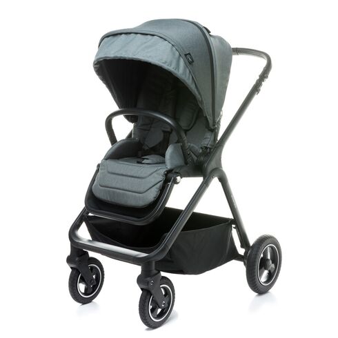 Carucior reversibil cu roti de cauciuc (max. 22 Kg) 4Baby EVERSO Gri, Culoare: Gri