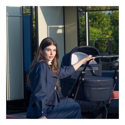 Carucior 3 in 1 Peg Perego Vivace, Lounge, Pagoda, 0 - 22 kg, Blue Shine, Culoare: Albastru,poza 18