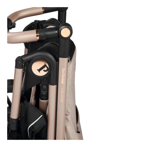 Carucior 3 in 1 Peg Perego Veloce, SLK, 0 - 22 kg, Mon Amour, Bej / Roz, Culoare: Bej,poza 7