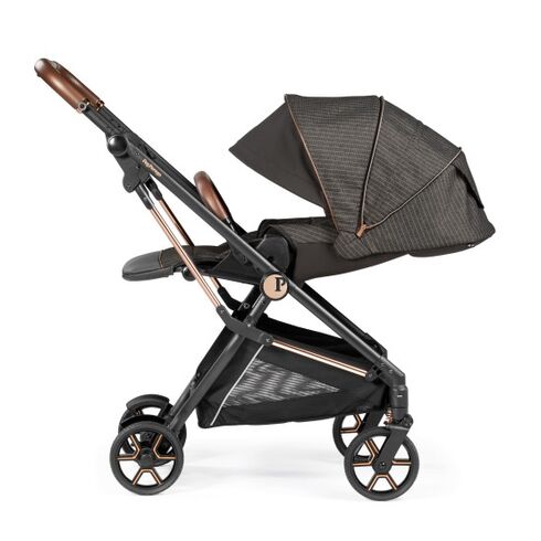 Carucior 3 in 1 Peg Perego Vivace, Lounge, 0 - 22 kg, 500, Negru/Gri, Culoare: Gri/Negru,poza 5