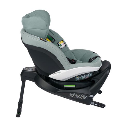 Scaun auto rotativ Besafe iZi Turn B i-Size (40-105 cm) - Sea Green Melange, Culoare: Turquoise, Grupa: 0-18kg (0 luni - 4 ani),poza 5  - ExclusivMAG.ro Scaun auto rotativ Besafe iZi Turn B i-Size (40-105 cm) - Sea Green Melange, Culoare: Turquoise, Grupa: 0-18kg (0 luni - 4 ani),poza 5