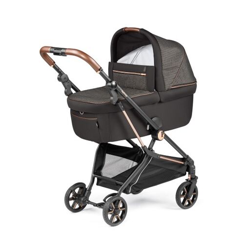 Carucior 3 in 1 Peg Perego Vivace, Lounge, 0 - 22 kg, 500, Negru/Gri, Culoare: Gri/Negru,poza 4