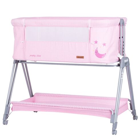 Patut Co-Sleeper Chipolino Pretty Close blush, Culoare: Roz,poza 2