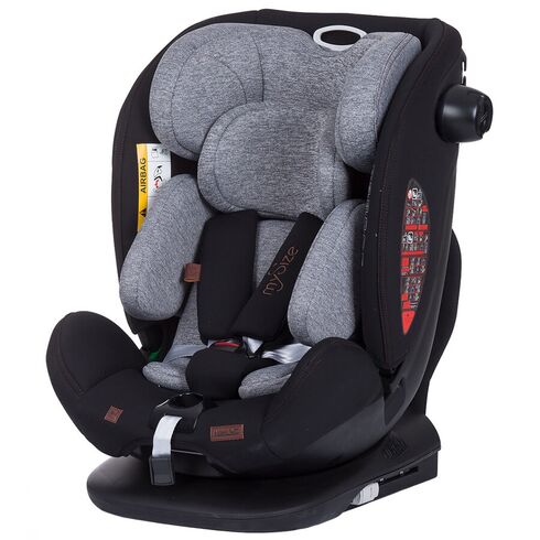Scaun auto Chipolino My Size 0-36 kg I-Size platinum cu sistem Isofix, Culoare: Gri/Negru, Grupa: 0-36kg (0 luni - 12 ani),poza 2  - ExclusivMAG.ro Scaun auto Chipolino My Size 0-36 kg I-Size platinum cu sistem Isofix, Culoare: Gri/Negru, Grupa: 0-36kg (0 luni - 12 ani),poza 2