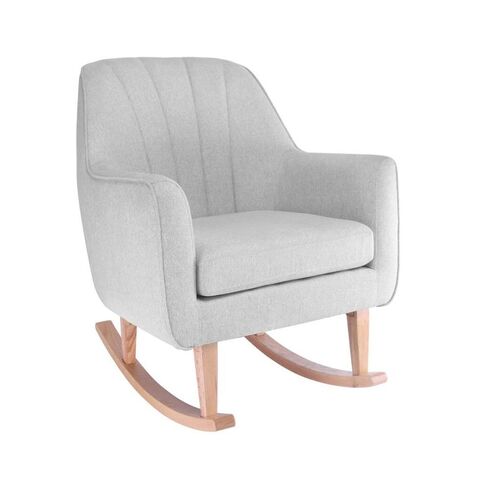 Fotoliu pentru alaptat 2 in 1 Noah - Pebble Tutti Bambini, Culoare: Gri deschis