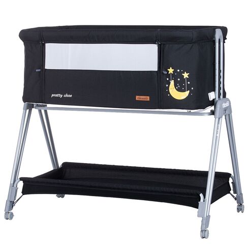 Patut Co-Sleeper Chipolino Pretty Close raven, Culoare: Negru