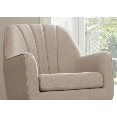 Fotoliu pentru alaptat 2 in 1 Noah - Stone Tutti Bambini, Culoare: Crem,poza 8