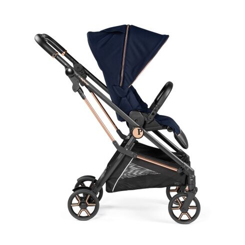 Carucior 3 in 1 Peg Perego Vivace, SLK, Pagoda, 0 - 22 kg, Blue Shine, Culoare: Albastru,poza 6  - ExclusivMAG.ro Carucior 3 in 1 Peg Perego Vivace, SLK, Pagoda, 0 - 22 kg, Blue Shine, Culoare: Albastru,poza 6