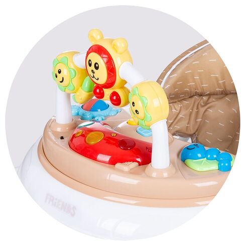 Premergator Chipolino Friends 4 in 1 late, Culoare: Crem,poza 7