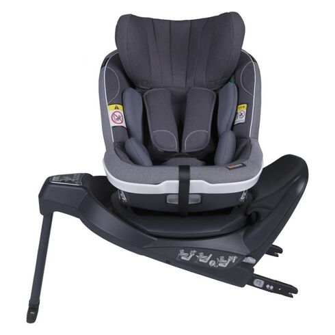 Scaun auto BeSafe iZi Turn i-Size Metallic Mélange, Culoare: Multicolor, Grupa: 61-105cm (4luni - 4ani)