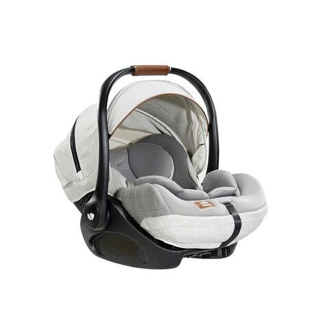 Scoica auto inclinabila i-Size i-Level Recline Oyster, colectia Signature, nastere-85 cm, Culoare: Gri deschis, Grupa: 0-13kg (0 luni - 12 luni)  - ExclusivMAG.ro