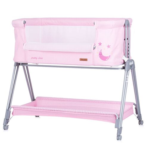 Patut Co-Sleeper Chipolino Pretty Close blush, Culoare: Roz,poza 4