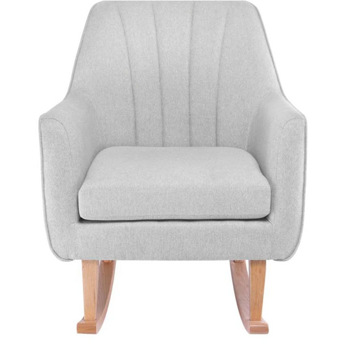 Fotoliu pentru alaptat 2 in 1 Noah - Pebble Tutti Bambini, Culoare: Gri deschis,poza 5