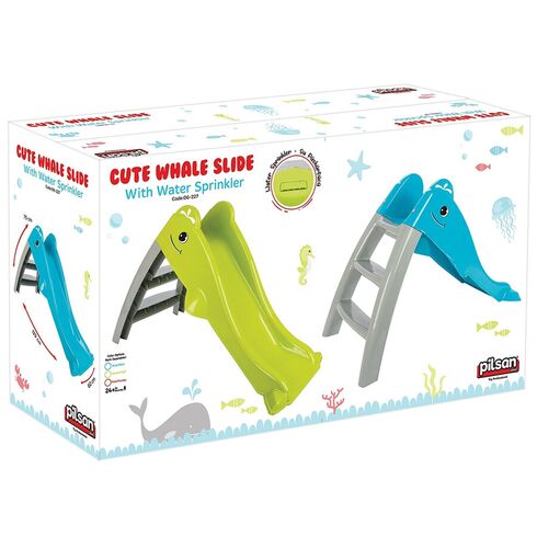 Tobogan Pilsan Dolphin Water Slide green, Culoare: Verde - poza 3 - ExclusivMAG.ro