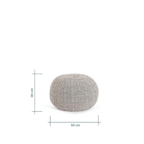 Fotoliu Pouffe Pebble Tutti Bambini, Culoare: Gri,poza 3