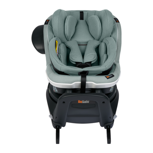 Scaun auto rotativ Besafe iZi Turn B i-Size (40-105 cm) - Sea Green Melange, Culoare: Turquoise, Grupa: 0-18kg (0 luni - 4 ani),poza 2  - ExclusivMAG.ro Scaun auto rotativ Besafe iZi Turn B i-Size (40-105 cm) - Sea Green Melange, Culoare: Turquoise, Grupa: 0-18kg (0 luni - 4 ani),poza 2