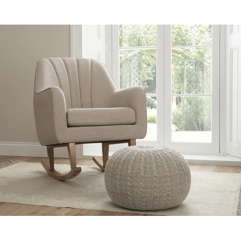 Fotoliu pentru alaptat 2 in 1 Noah - Pebble Tutti Bambini, Culoare: Gri deschis,poza 8