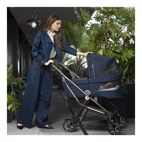 Carucior 3 in 1 Peg Perego Vivace, SLK, Pagoda, 0 - 22 kg, Blue Shine, Culoare: Albastru,poza 12  - ExclusivMAG.ro Carucior 3 in 1 Peg Perego Vivace, SLK, Pagoda, 0 - 22 kg, Blue Shine, Culoare: Albastru,poza 12