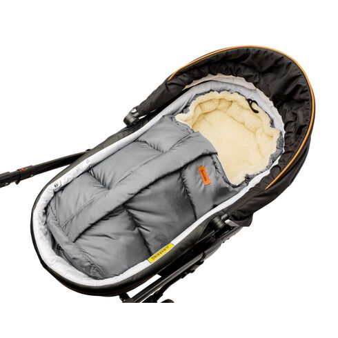 Sac de iarna Sensillo 3 in 1 lana Gri, Culoare: Gri - poza 4 - ExclusivMAG.ro
