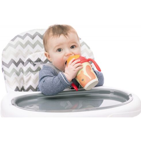 Scaun inalt pentru masa Paul Zick-Zack Fillikid, Culoare: Multicolor,poza 3