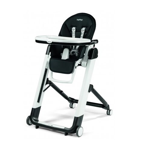 Scaun de masa Prima Pappa Zero Peg Perego, Follow Me Licorice, Culoare: Alb/Negru
