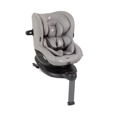 Scaun auto Joie i-Spin 360° R Gray Flannel, nastere - 105 cm, testat ADAC, Culoare: Gri, Grupa: 0-18kg (0 luni - 4 ani)
